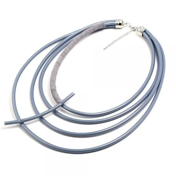 Handmade Tube Necklace Round Tube Necklace Hollow Necklace