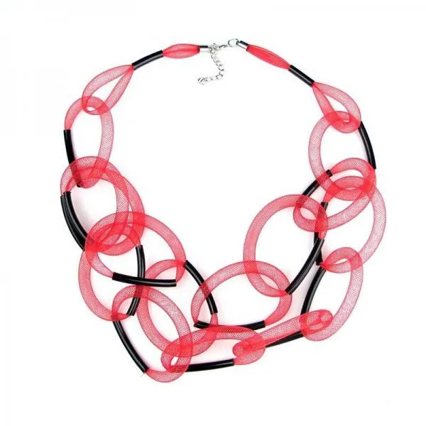 Handmade Tube Necklace Round Tube Necklace Hollow Necklace