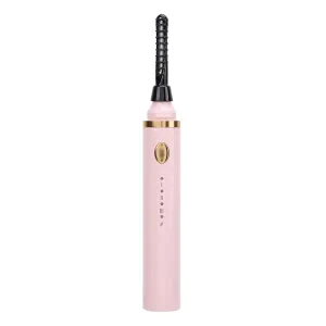 Heated Eyelash Curler, Electric Eye Lash Curlers with 3 Temp Settings, Long Lasting Rechargeable Mini Heated Eyelash Curler for Women Makeup Tool (Roseate)