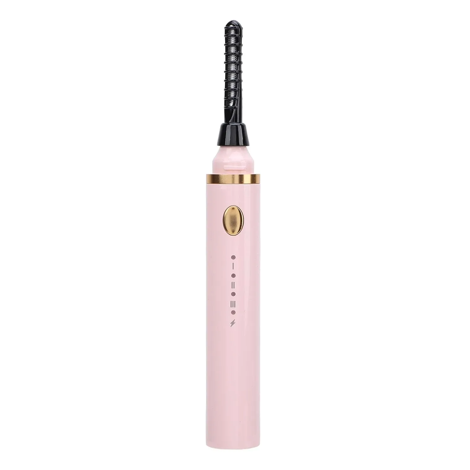 Heated Eyelash Curler, Electric Eye Lash Curlers with 3 Temp Settings, Long Lasting Rechargeable Mini Heated Eyelash Curler for Women Makeup Tool (Roseate)