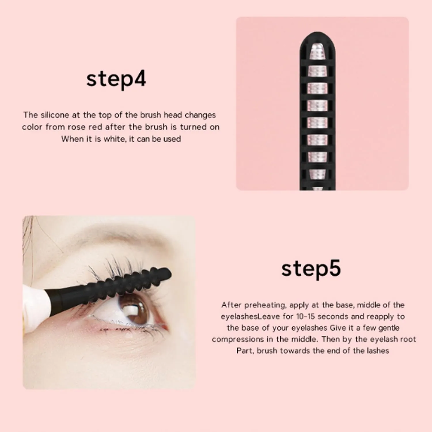 Heated Eyelash Curlers, Eye Lash Curler Heat Mini Electric Eyelash Curler Type C Rechargeable Curling for Women Makeup Tools, Smart Temperature Controlled Eyelash Curler (2)