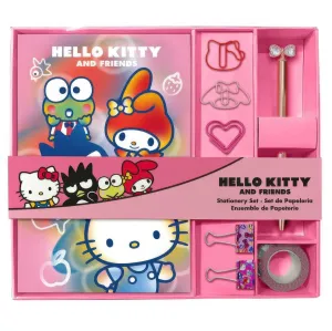 Hello Kitty Stationery Set with Notebook and Accessories
