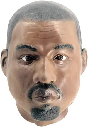 HENGYUTOYMASK Realistic Black Man Latex Mask Celebrity Male Man Rubber Mask Halloween Novelty Costume Party