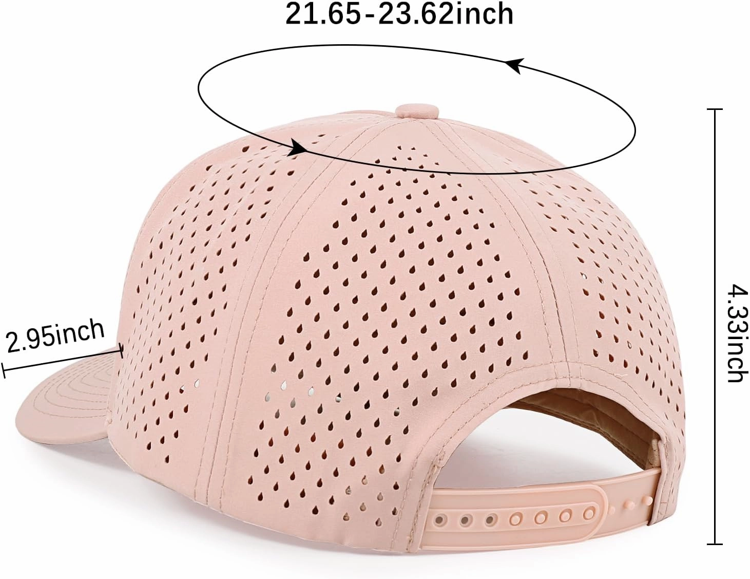 HH HOFNEN Quick Dry Baseball Cap Mesh Snapback Hat Sun and Rain Protection Golf Ball Cap for Men Women