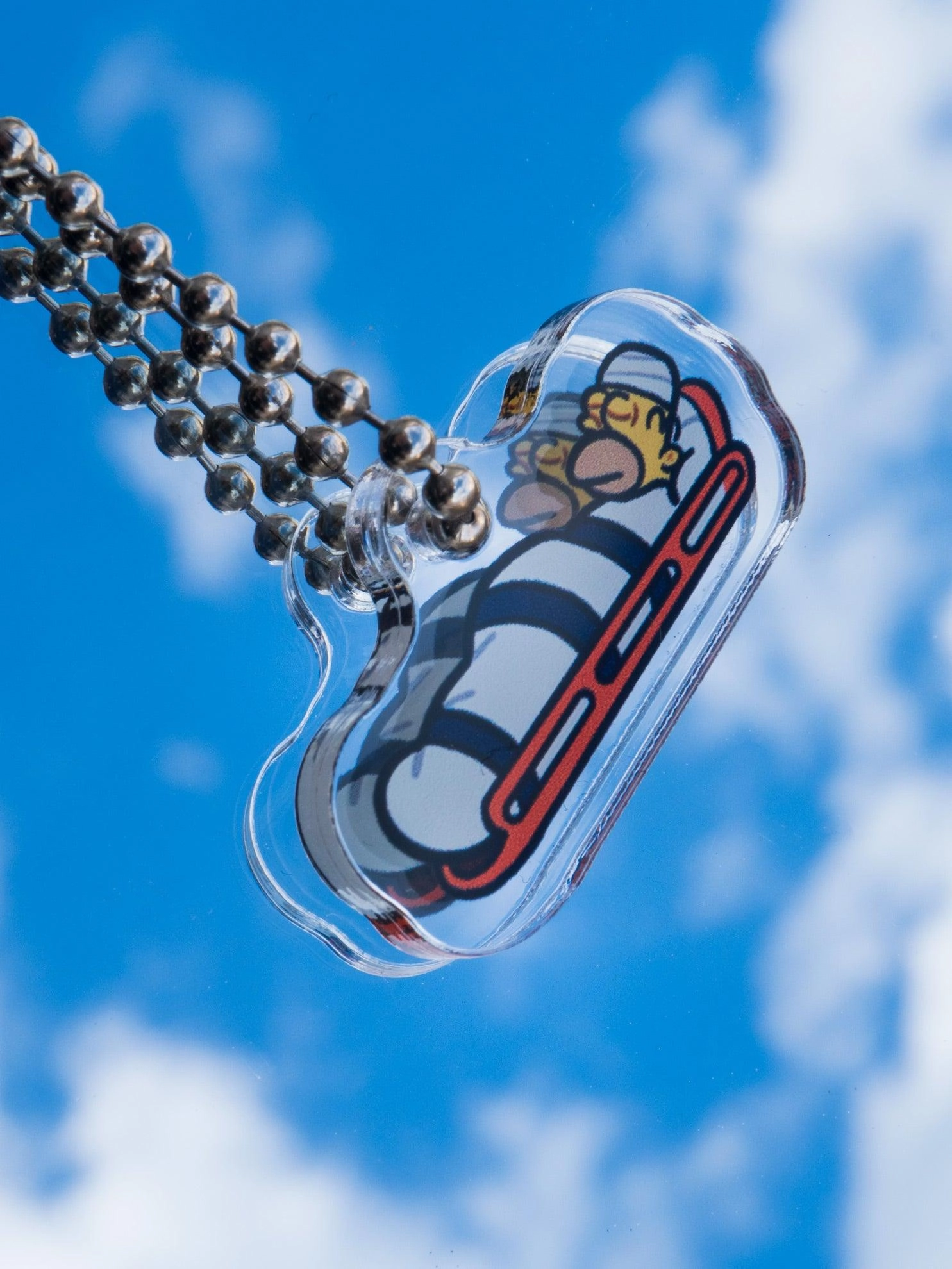 Homer Helicopter Acrylic Keycharm
