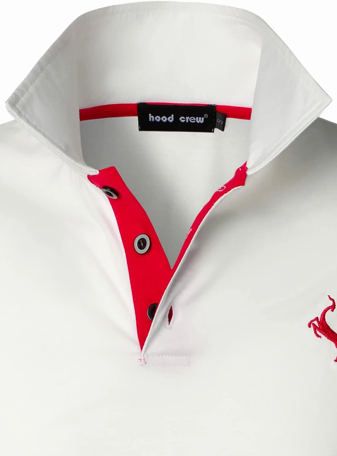 HOOD CREW Men’s Classic Polo Shirt Short Sleeve Shirts Lightweight Casual Tops
