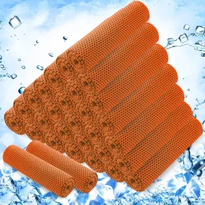 Hosuly 30 Pack Cooling Towels, 40"x12" Ice Breathable Soft Chilly Sweat Rag Microfiber Workout Rags for Gym Cooling Towels for Neck and Face for Yoga Golf Sport Running