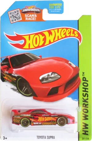 Hot Wheels 2015 HW Workshop Toyota Supra 201/250, Red
