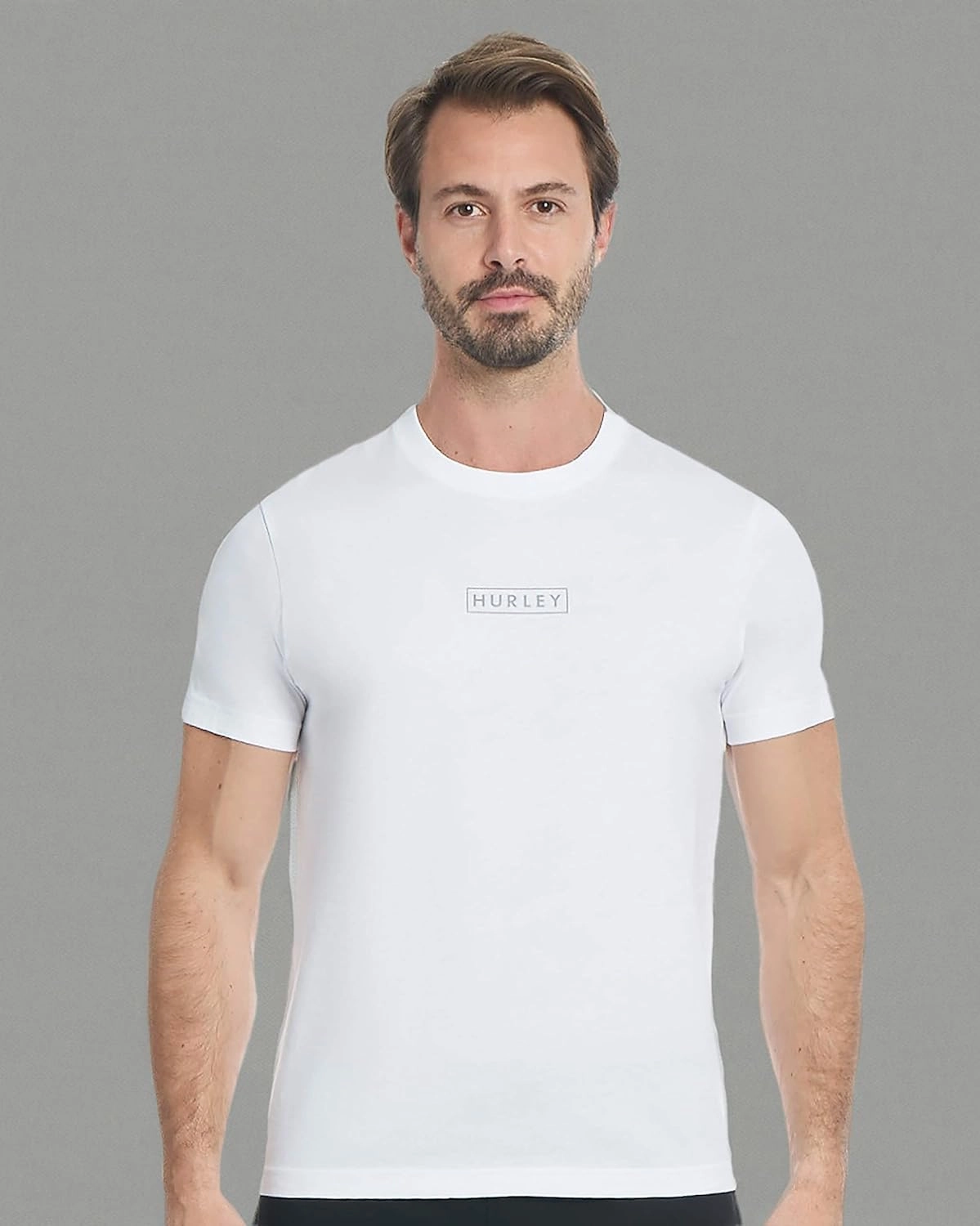 Hurley Men's Boxed Logo Short Sleeve Tshirt