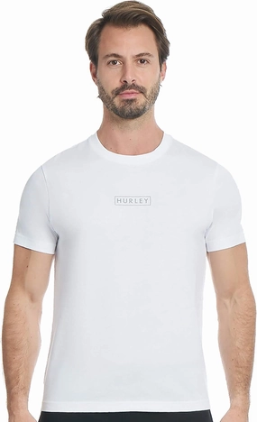 Hurley Men's Boxed Logo Short Sleeve Tshirt