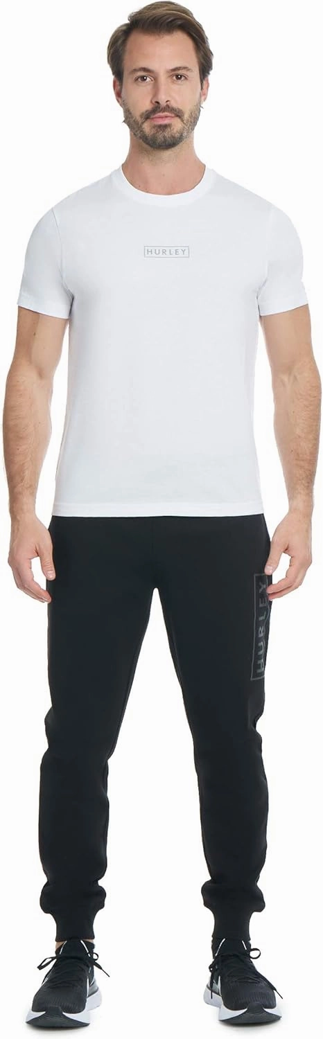 Hurley Men's Boxed Logo Short Sleeve Tshirt
