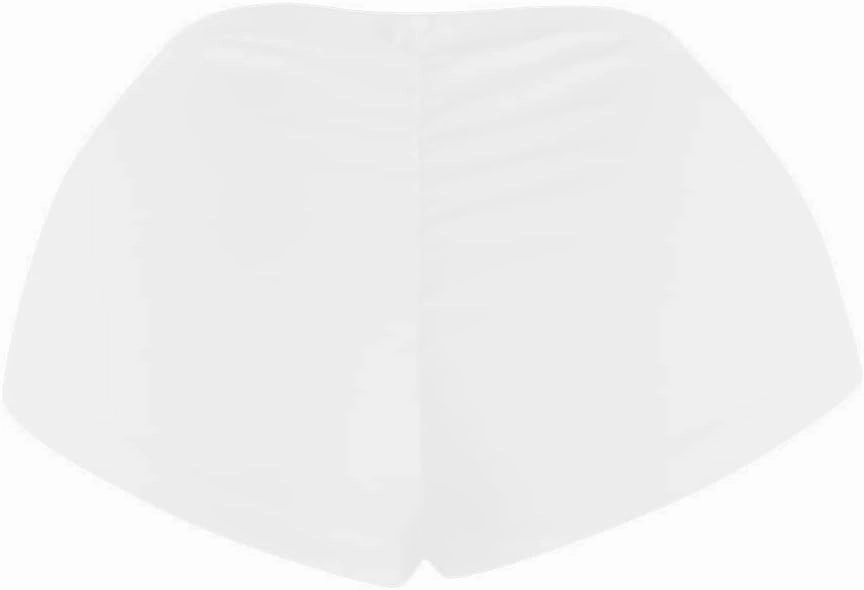 HYTENSUN Women's Cheeky Bikini Bottoms Sexy High Waisted Ruched Brazilian Cut Swim Bottoms