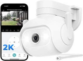 IMILAB EC5 Wired Security Camera Outdoor: 2K Camera for Home Security 360° Rotating Surveillance, Outdoor Cam w/Motion Spotlight & Sensor, 2.4Ghz WiFi, 24/7 Local Recording, No Monthly Fee