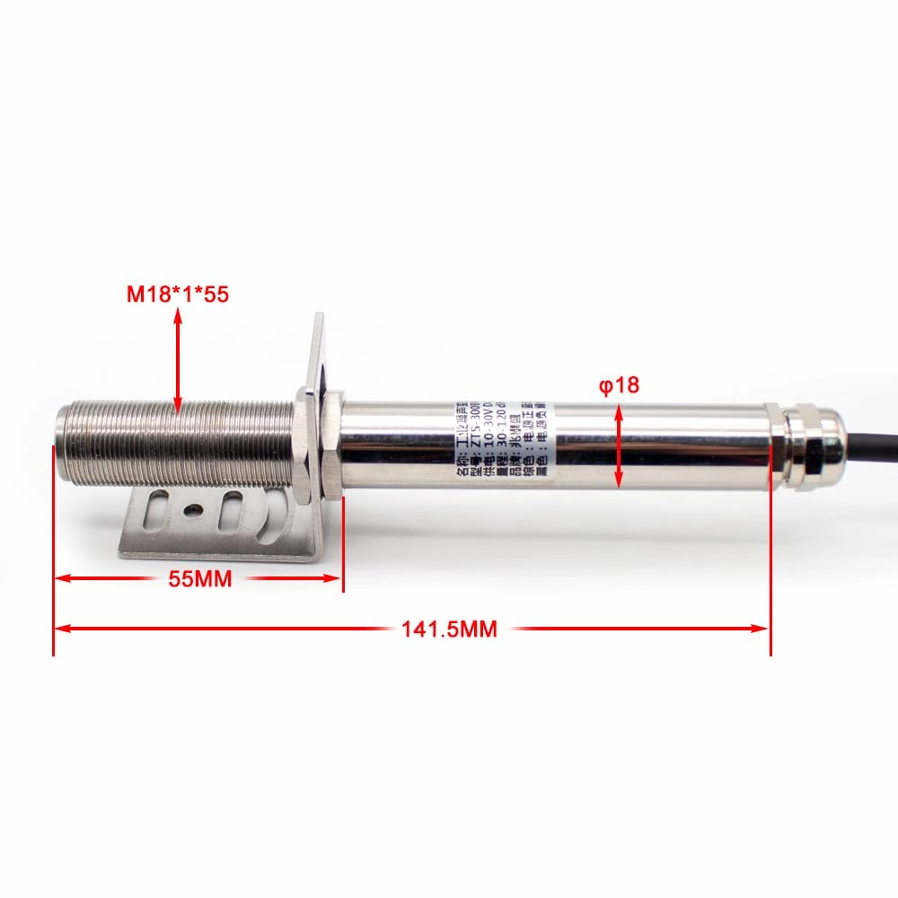 Industrial Stainless Steel Noise Sensor, Sound Level Meter Noise Test Decibel Meter Monitoring Module RS485/4-20mA Output (4-20mA)