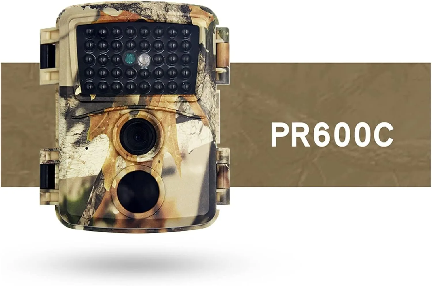 Infrared Outdoor Camera PR600C Outdoor 12MP 1080P Trail Camera Photo Trap Game Wildlife Home Farmwork Safety Trail Camera with Night Vision Motion Activated Waterproof Field Camera