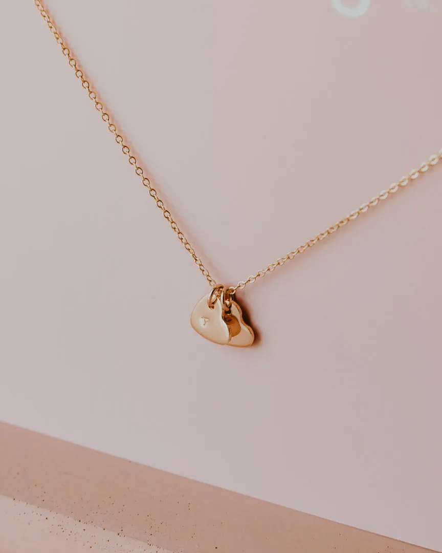 Initial Hearts Necklace
