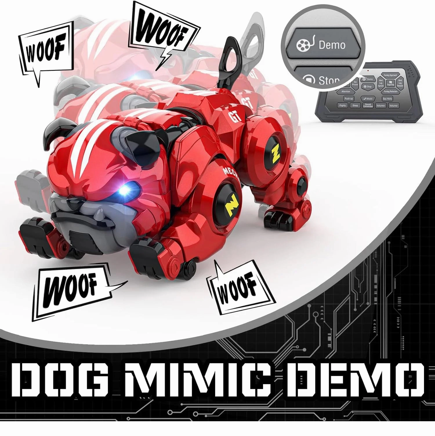 Intelligent Robot Interactive Programmable Stunt Dog