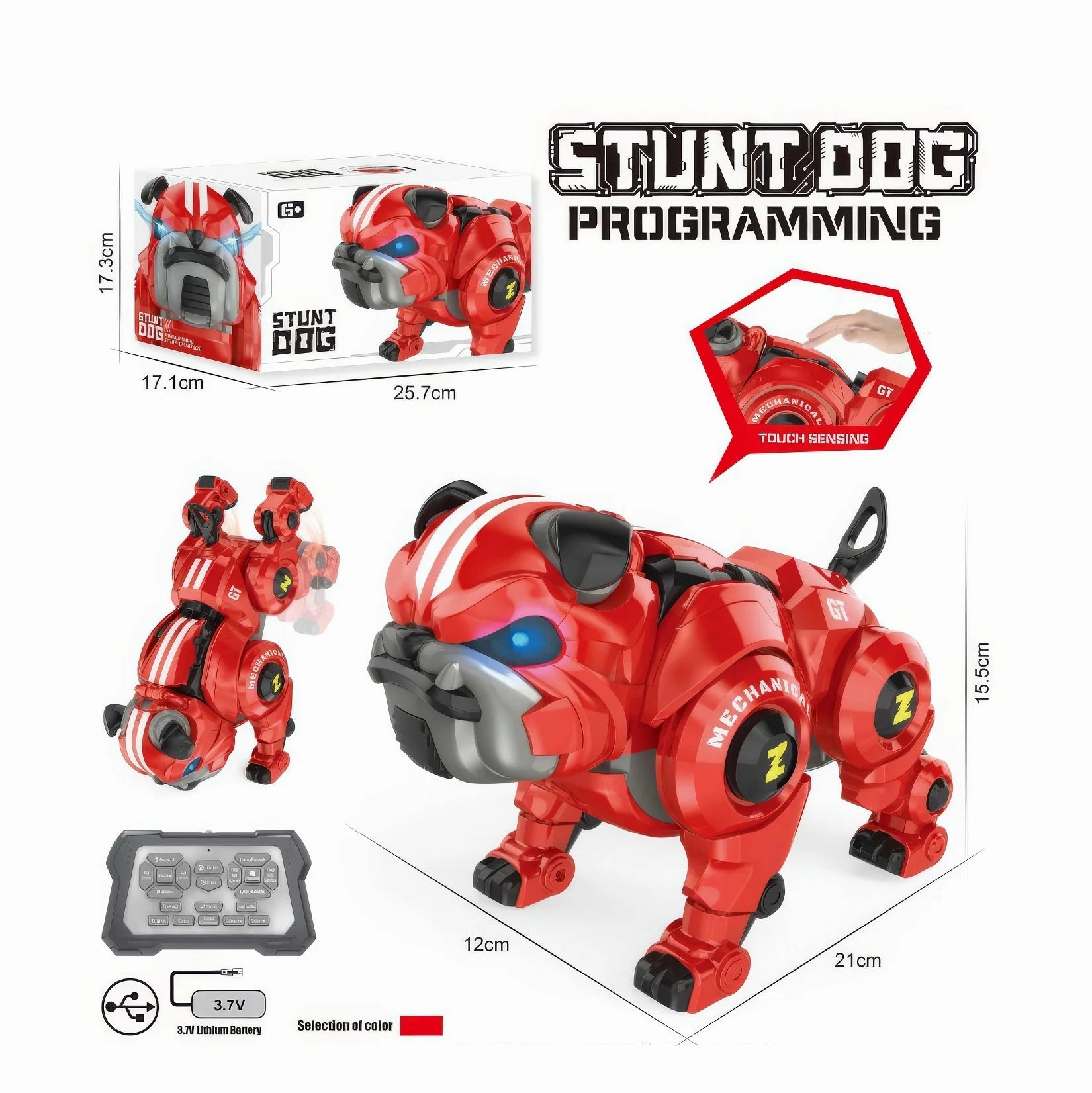 Intelligent Robot Interactive Programmable Stunt Dog