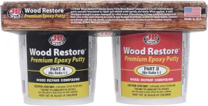 J-B Weld 40006 Wood Restore Premium Epoxy Putty Kit - 32 oz.