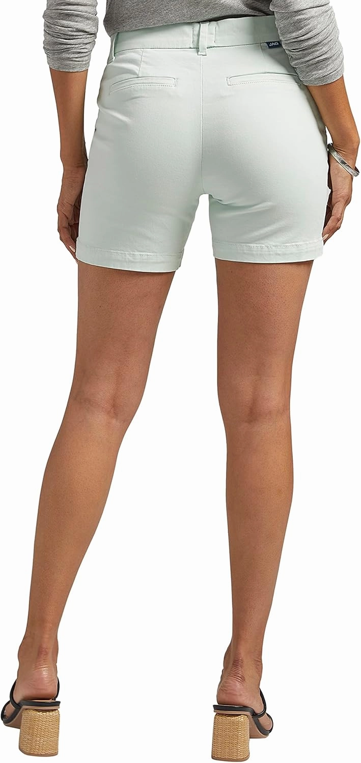 JAG Women's Maddie Mid Rise 5" Pull-on Short