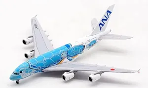 JC Wings ANA Flying Honu Lani Livery Airbus A380 JA381A 1:400 DIECAST Aircraft Pre-builded Model