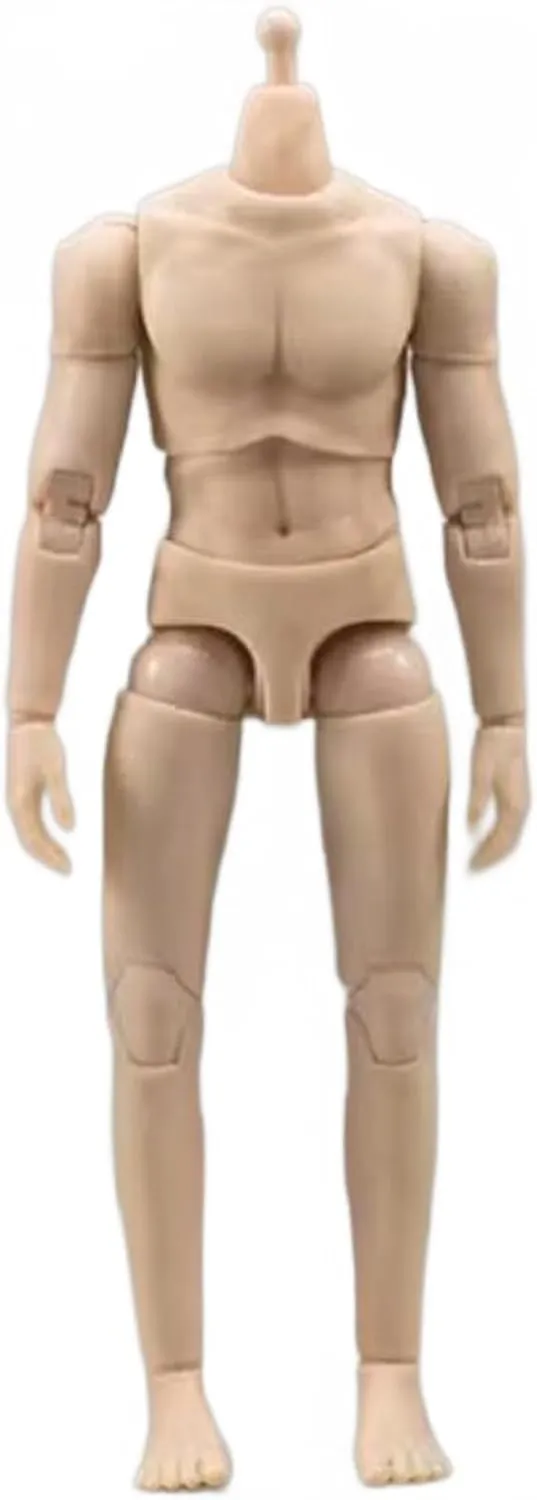 JIAOU Doll JO-010-YS 1/12 Scale Male Body Movable Muscle Male Model no Head for 6 inch Man Action Figure Natural Skin