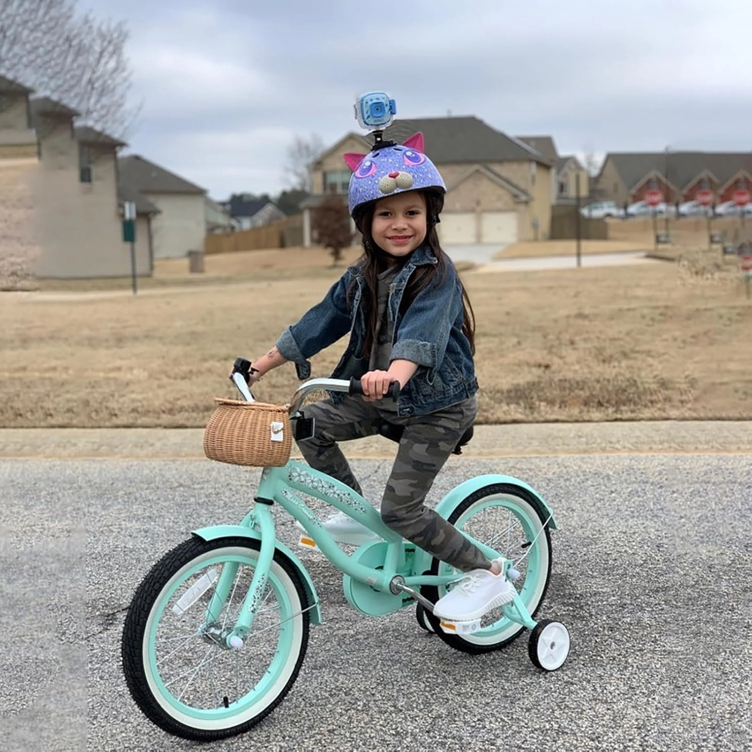 JOYSTAR 12 14 16 Inch Kids Cruiser Bike for Ages 2-7 Years Old Girls & Boys, Children's Bicycle with Training Wheels, Coaster Brake, Fenders & Adjustable Seat
