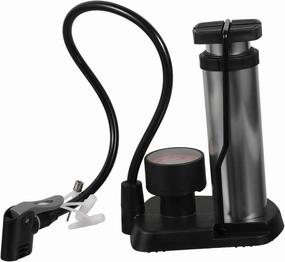 KESYOO Foot Pump with Pressure Portable Aluminum Alloy Bike Pump for High Pressure Inflation Multi-Purpose Nozzle for Motorcycles and More