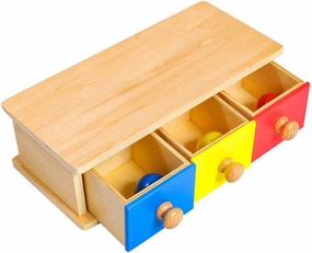 Kghios Montessori Box Bins Infant Toys Materials for Toddlers Babies 6-12 Months - 1-2 Year Old Babies 18 Months Materials Educational Tools Preschool Early Learning Wooden Toys