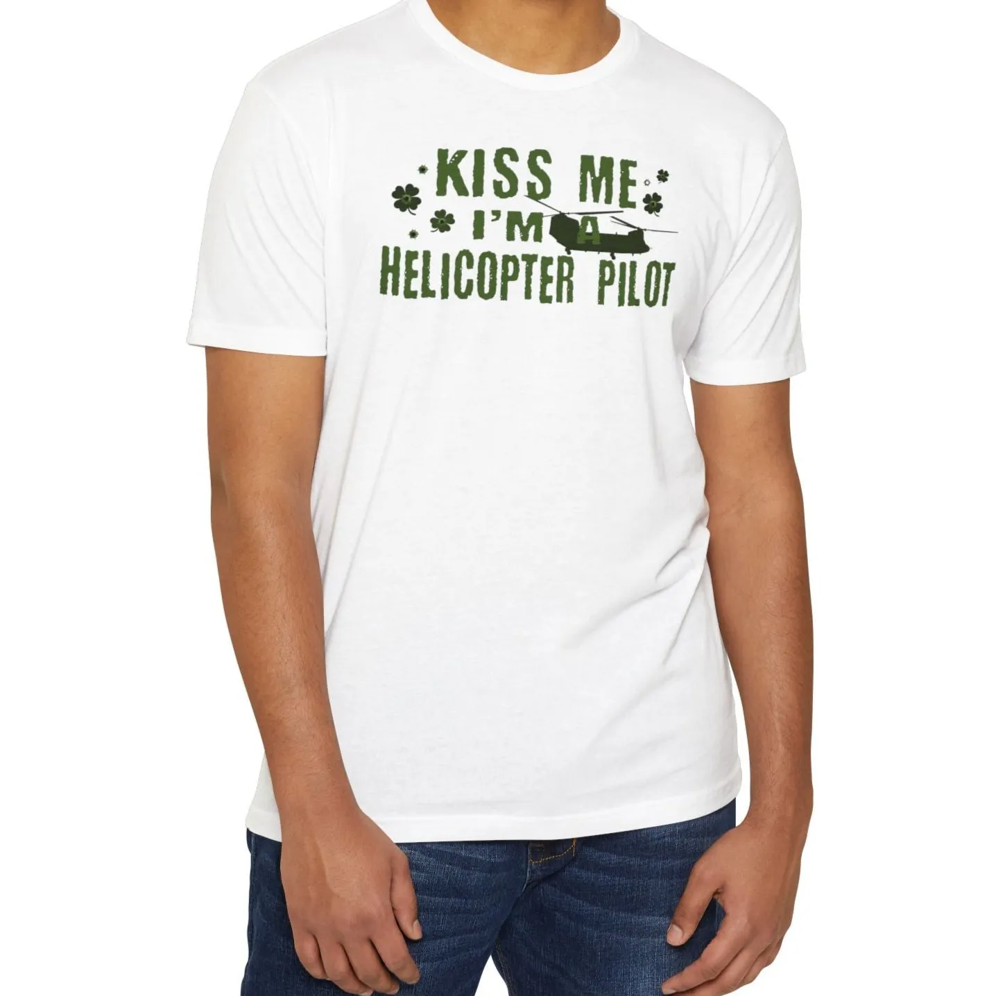Kiss Me Chinook Pilot Jersey T-shirt
