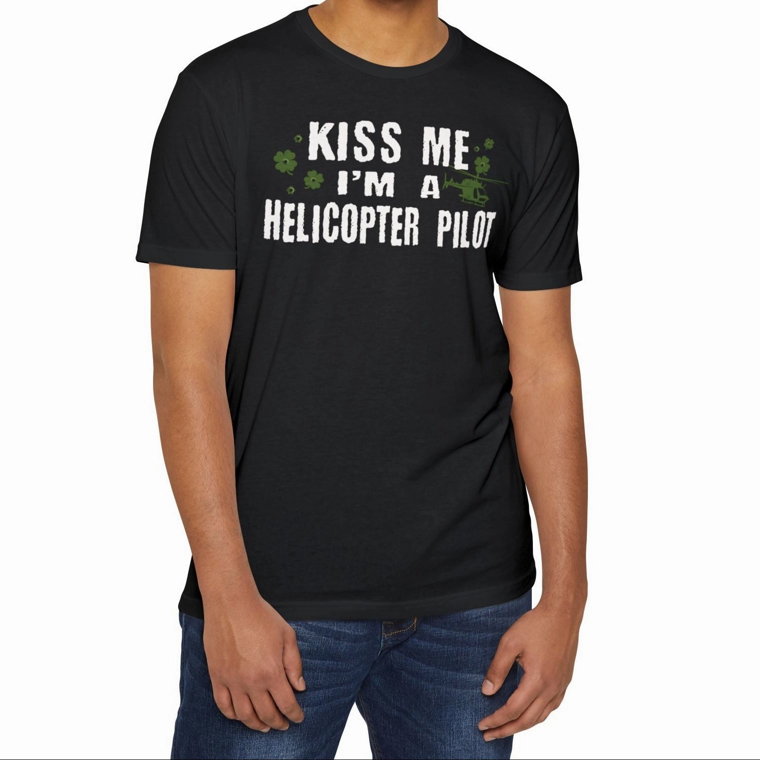 Kiss Me I’m A Kiowa Pilot Jersey T-shirt