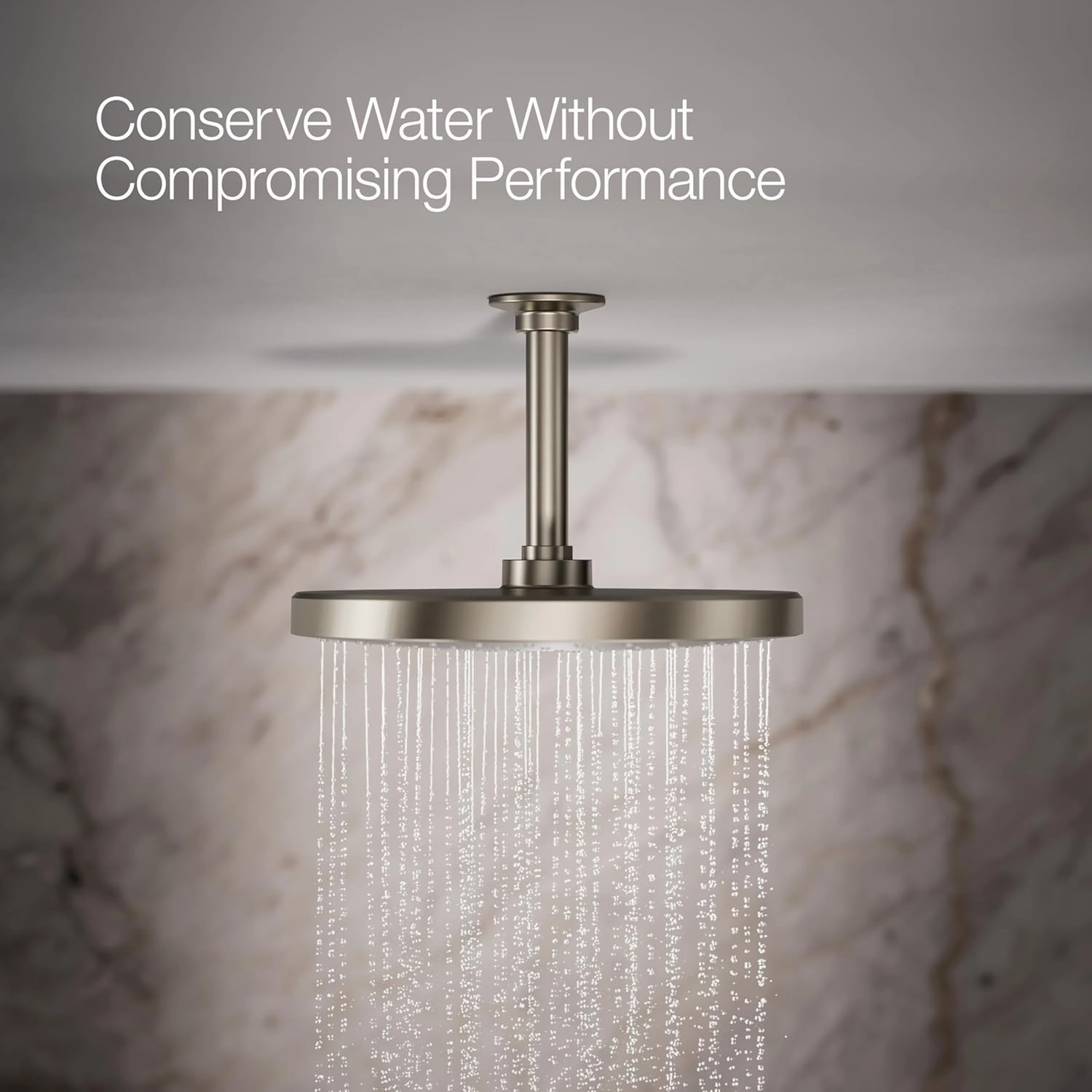 KOHLER Awaken Rainhead Showerhead 10 inches