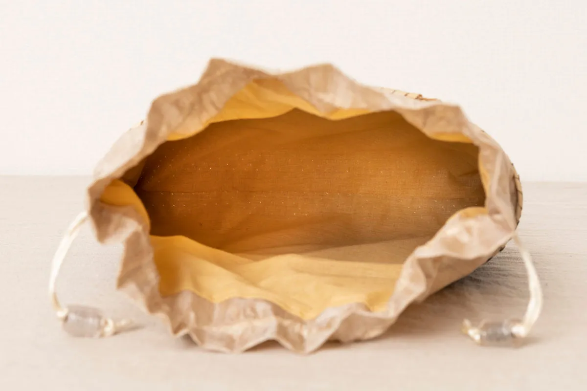 Kottan “Evening Bag” S, L / [ Insert Natural, Insert Black ] / Palm leaf / IND 330904