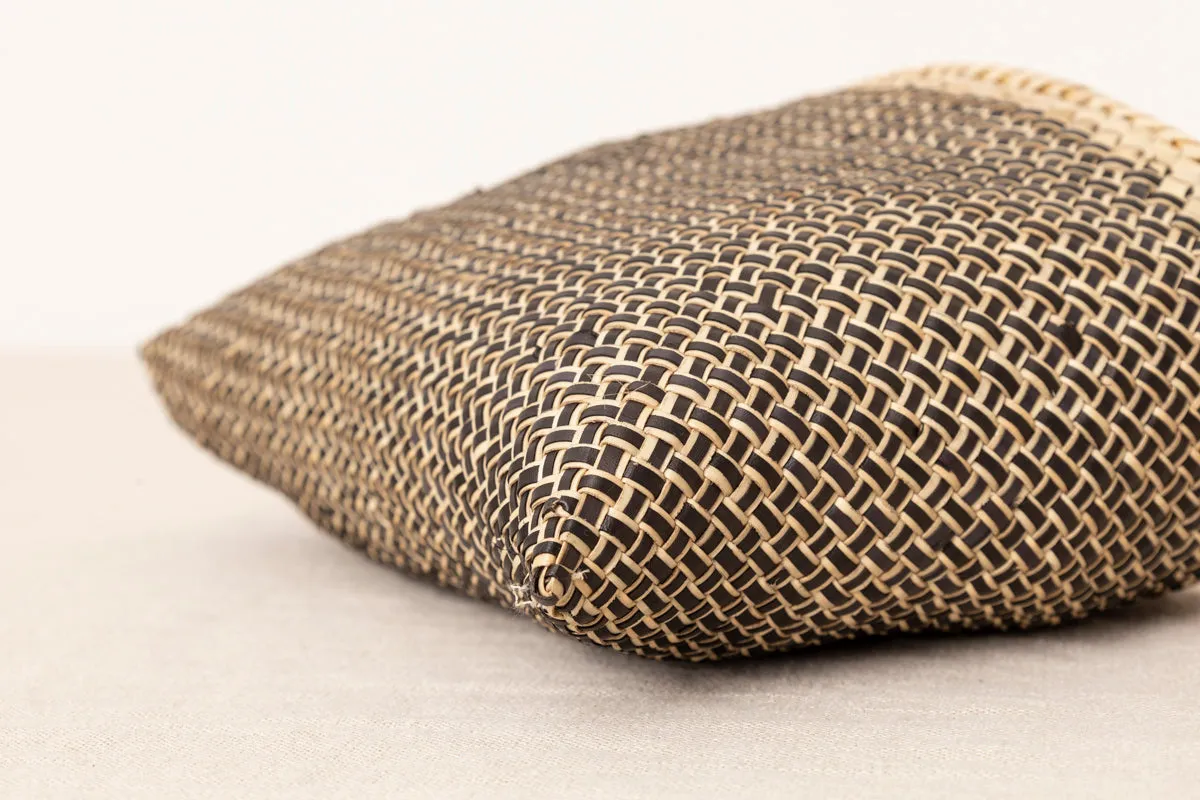 Kottan “Evening Bag” S, L / [ Insert Natural, Insert Black ] / Palm leaf / IND 330904