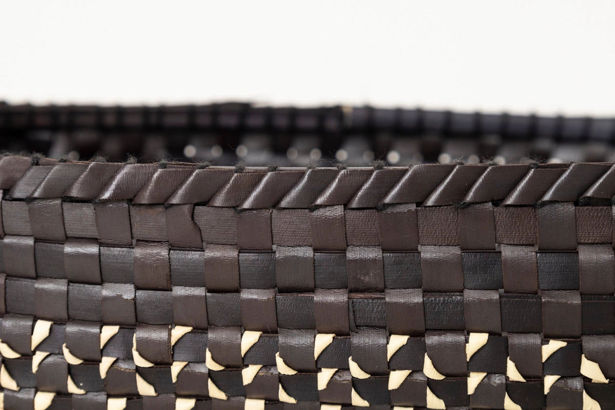 Kottan Tissue Box “Black Natural” / Palm leaf / IND 330903-3