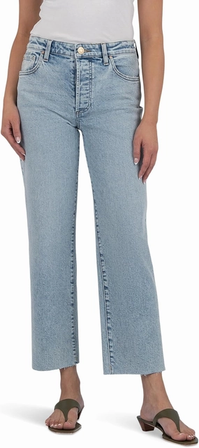 KUT from the Kloth Women's Fay High Rise Ankle Straight Leg