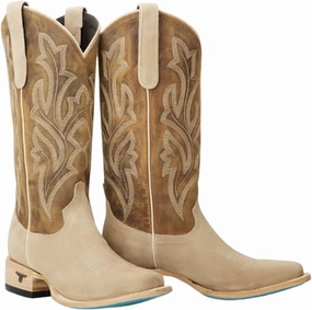 Lane Women's Classic Suede Western Boot Square Toe - LB0396I 5 M US Brown