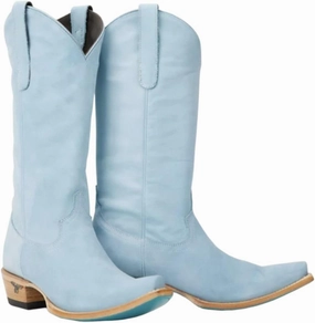 Lane Women's Emma Jane Tall Western Boot Snip Toe - LB0558X 7 1/2 M US Blue