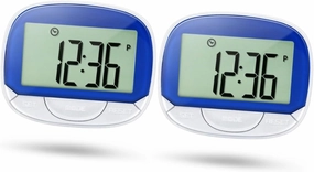 Large Screen Portable Pedometer with Clip Easy to Use Step Counting Machine for Walking and Running