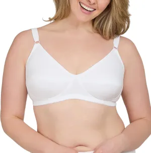 Leading Lady, The Bettie, Latex-Free Wireless, Cotton Bra, Comfort Bra, Sensitive Skin, Full Coverage Cups, Wireless Band