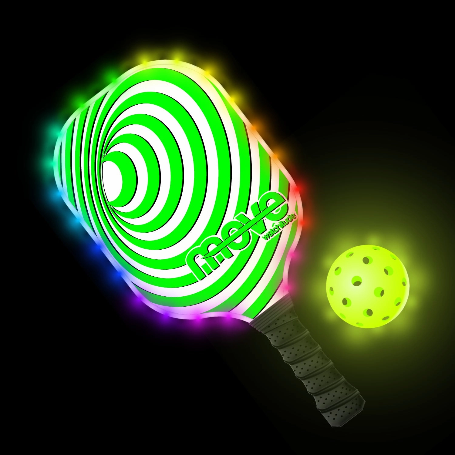 LED Light up Kids Pickle Ball Net Set
