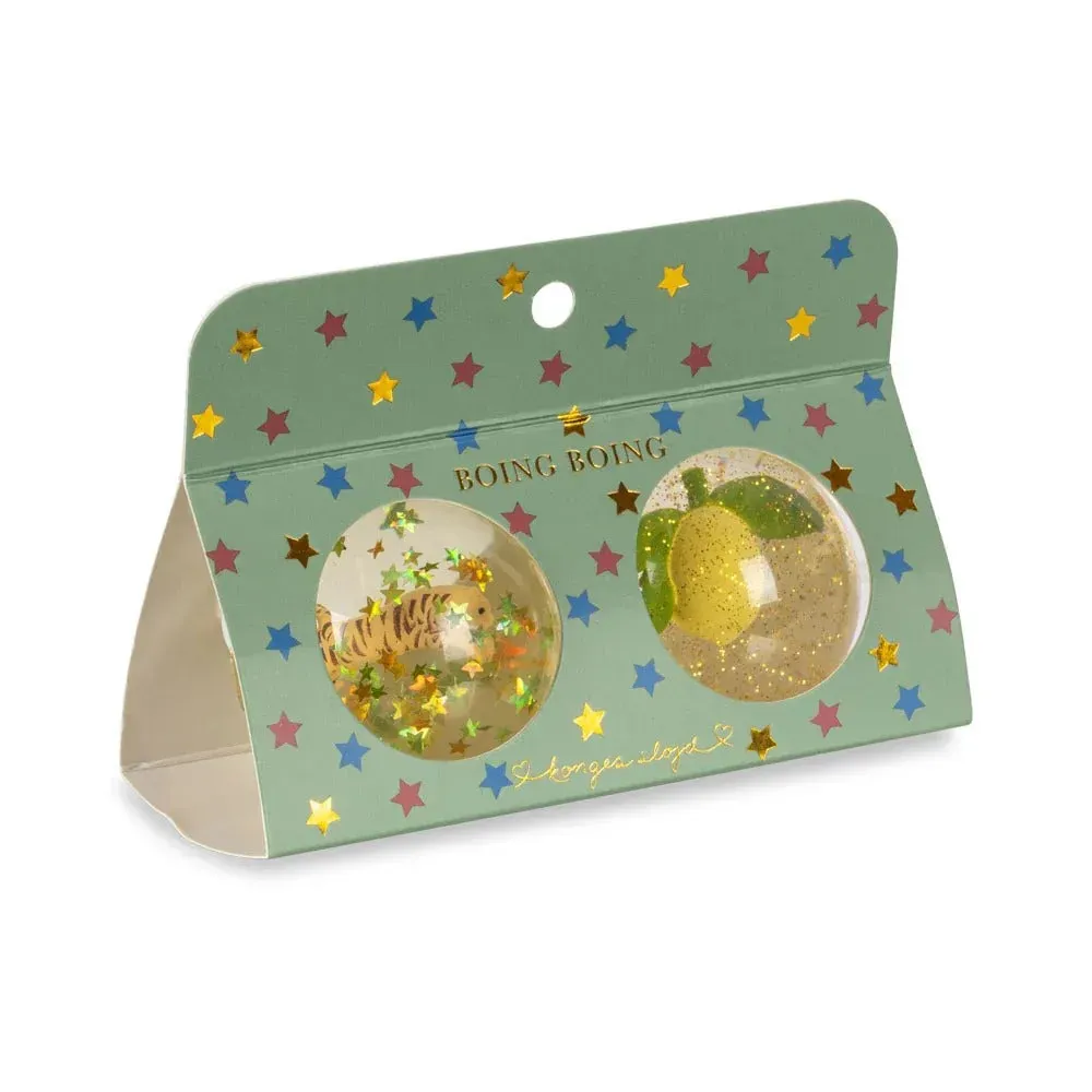 Lemon   Tiger Bouncy Ball Set