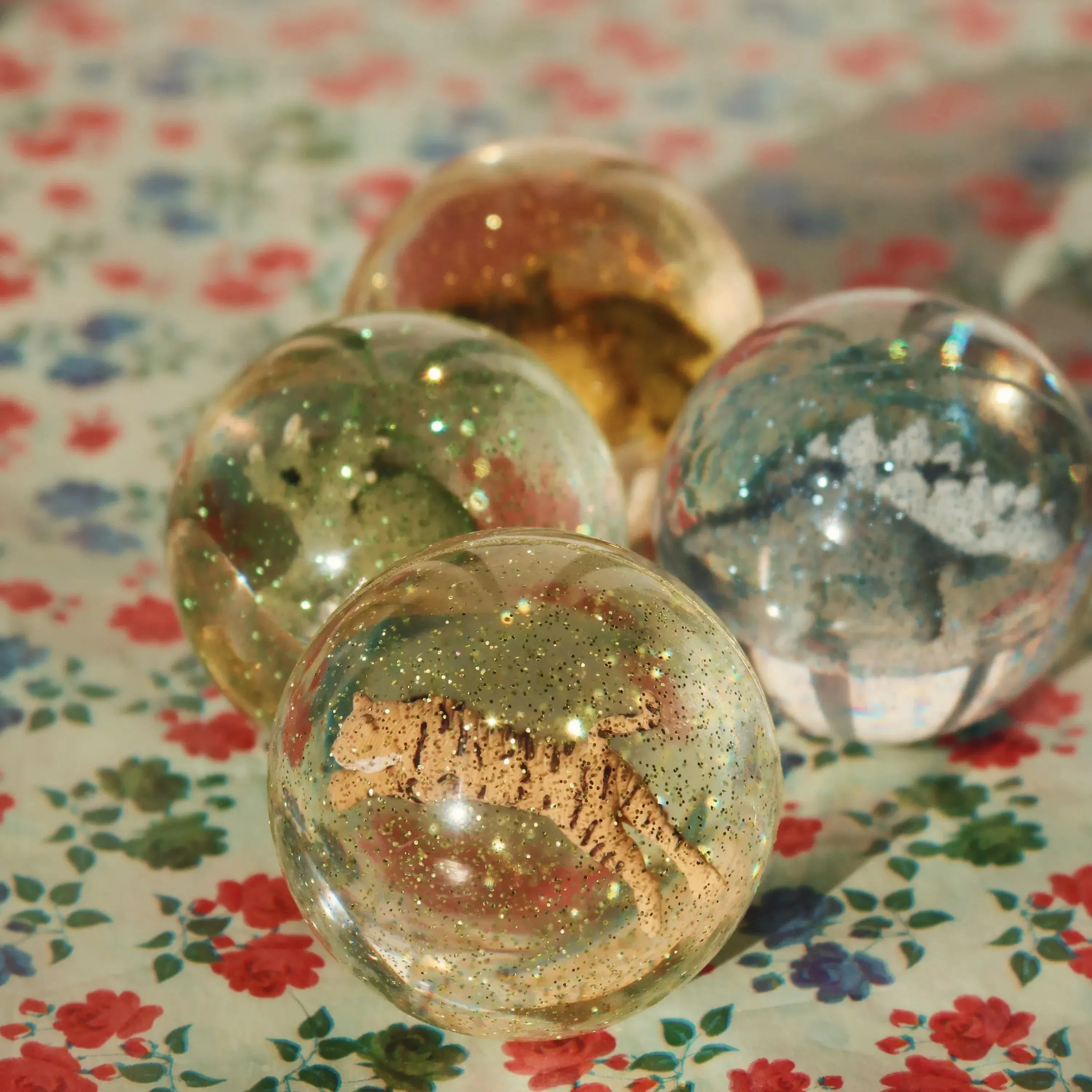 Lemon   Tiger Bouncy Ball Set