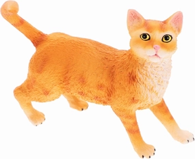Lifelike Plastic Cat Figurine Realistic Cognitive Toy for Boys and Girls Educational Model for Nature Understanding for Home Decor and Playtime Activities
