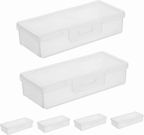 LIFKOME Small Transparent Cotton Swab Storage Box Portable Jewelry Organizer for Travel Dustproof Design with Cleaning Function Compact Cotton Pad Dispenser