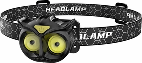 lilaBelle]【Fishing lamp Hands-Free lit with【Sture Control】&【4 Modes】 IPX5 Waterproof COB Lit for Cam, Hiking, Nit Fishing (87g -Lit, Long-Lting Recharable)