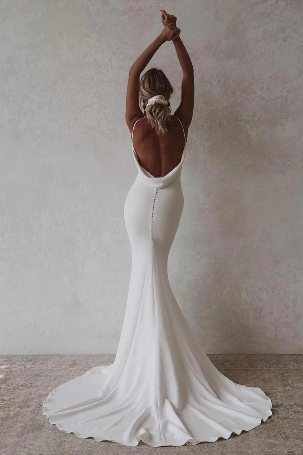 Long Sleeve Beach Wedding Dresses for Bride 2025 Elegant A Line Boho V-Neck Bridal Wedding Gowns