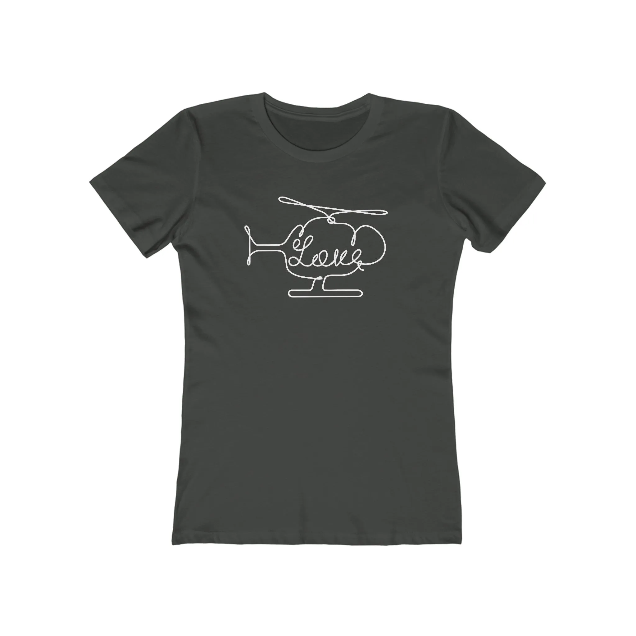 Love Helicopter Women's 100% cotton Tee