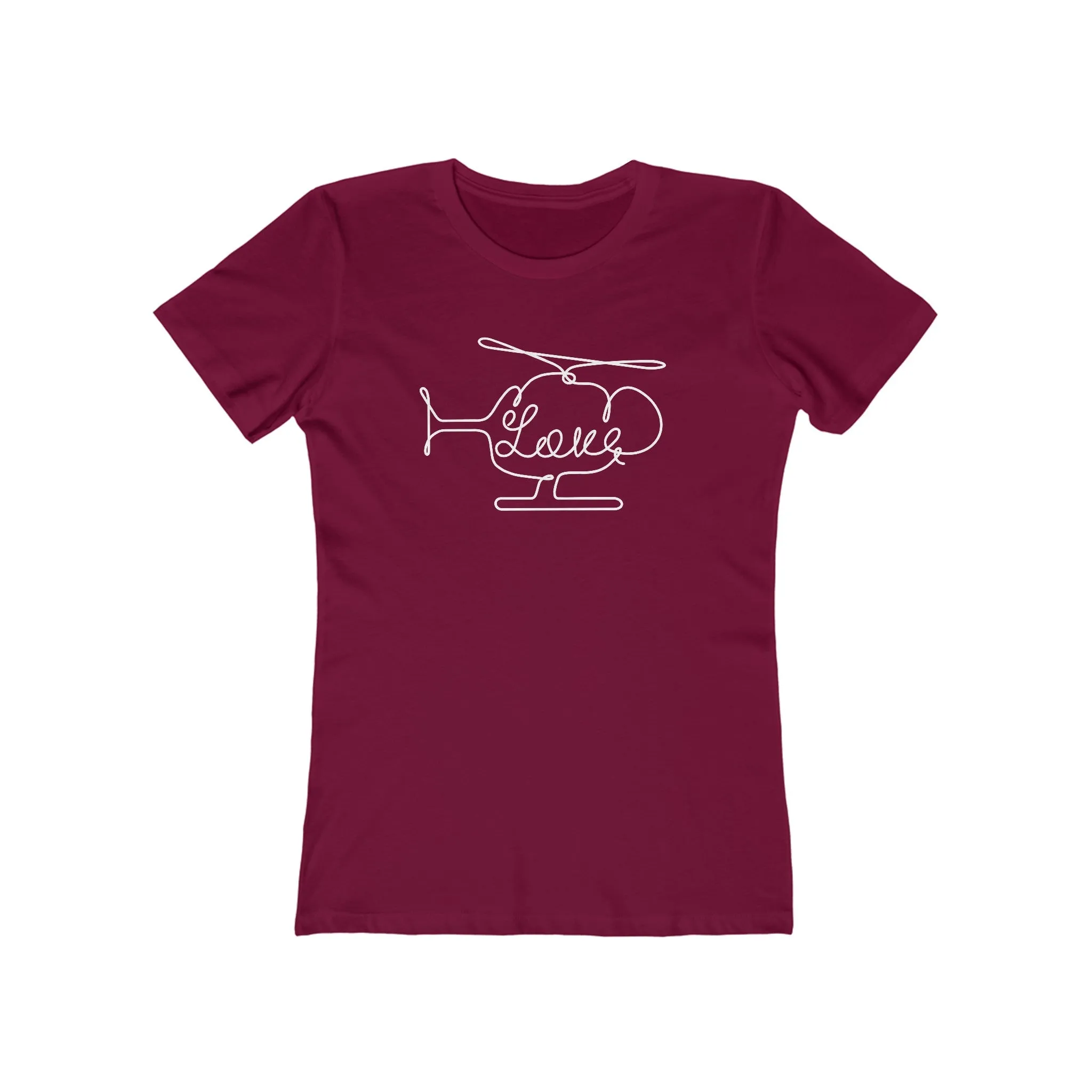 Love Helicopter Women's 100% cotton Tee