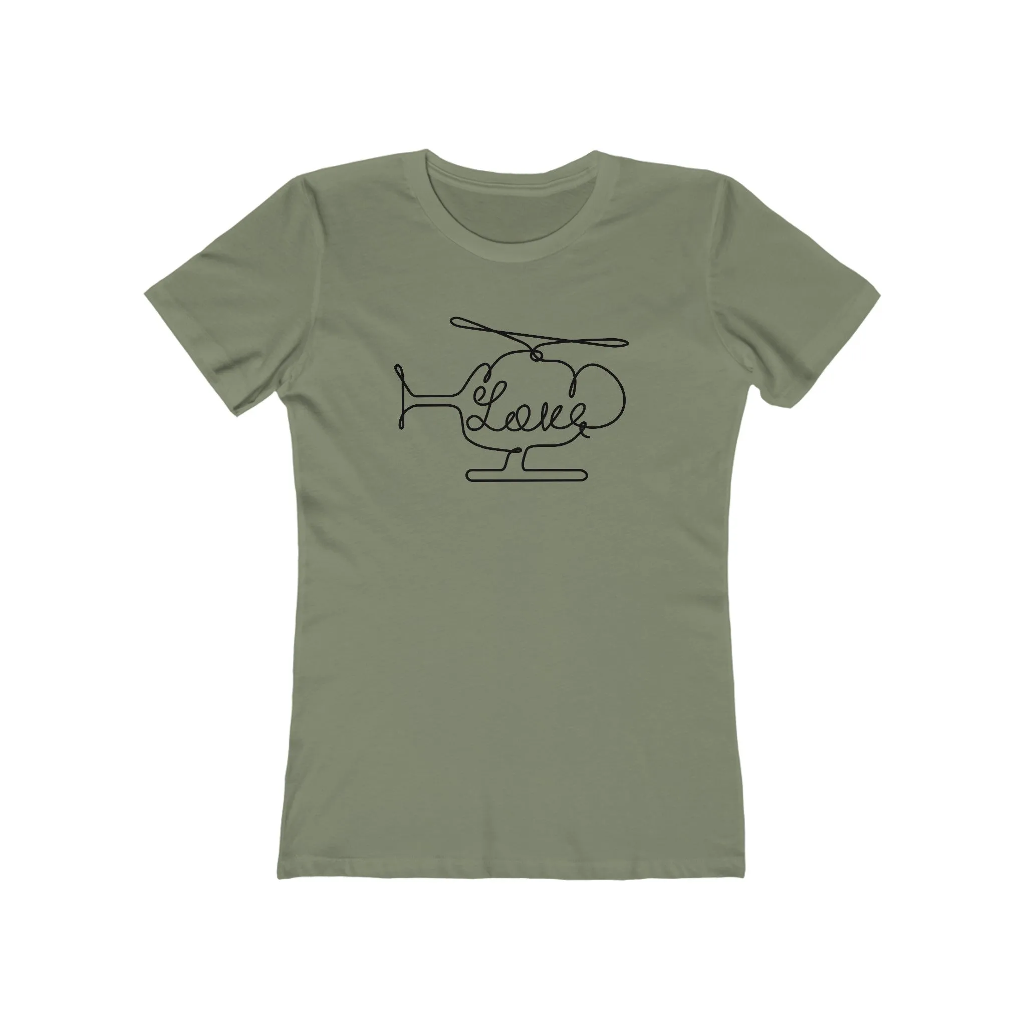 Love Helicopter Women's 100% cotton Tee